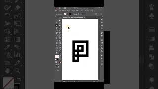 Create Professional Gradient Letter Design in illustrator #shorts #illustrator