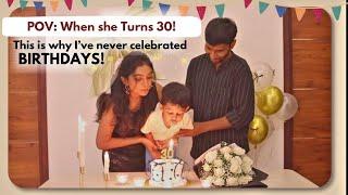 தமிழில்: When She Turns 30!🩷| 30 Weird Facts about me! Self Gifting + DIY Decoration + Party DIML