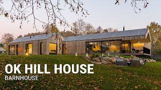 Single-story modular Barnhouse I Ok Hill House