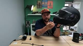 GoPro Mount to Shoei Neotec II Helmet.  Chinmounts specific for Moto Vlog