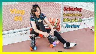 Roller Skating Unboxing Luminous Wheels & Try On Vlog Week 6