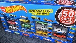 Toys R Us Hot Wheels 50-Pack unboxing by Race Grooves