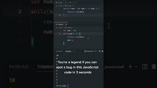 What will be the output of this #javascript code | 001 #loops