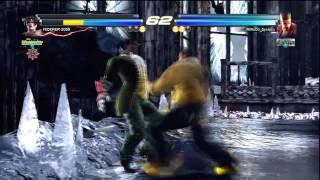 tekken tag tournament 2 ( paul/bruce/forrest) vs ( kaz/djin/bruce)