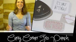 Curvy Corner Trio Punch Tips