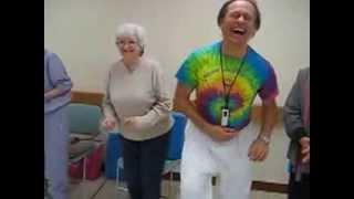 Laughter Yoga Session in Braille Institute, California, USA