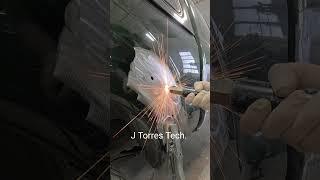 J Torres Tech || Dent puller easy process No-Holes || Como sacar golpes de carro facil proceso