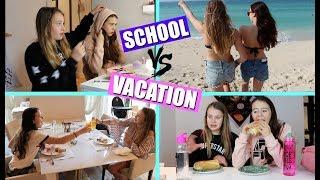 SCHOOL MORNING ROUTINE vs VACATION MORNING ROUTINE!