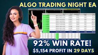 29 Days with Algo Trading Night EA – $5,154 Profit & 92% Win Rate!