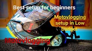 Low budget Motovlogging Setup| Best for beginners