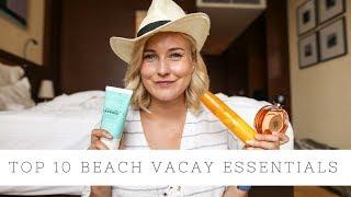 TOP 10 BEACH HOLIDAY ESSENTIALS I KAJA-MARIE