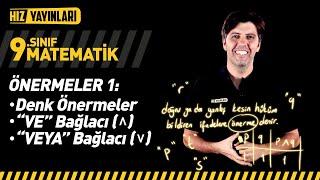 9. Sınıf Matematik 1. Ünite: Önermeler ve Bileşik Önermeler | Koray Gölbaşı | Lightboard ile Ders 1