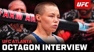 Rose Namajunas Octagon Interview | UFC Atlanta