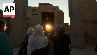 Winter solstice: Sun aligns with ancient Luxor temple in Egypt