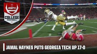 Jamal Haynes SOARS to put Georgia Tech up 17-0 vs. Georgia | ESPN College Football