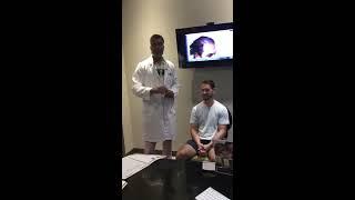 Dr. William Yates talks about hair transplant in a young patient.