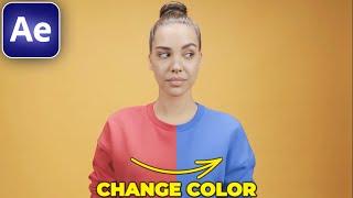 How to CHANGE COLOR of OBJECTS in After Effects