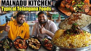 Malnadu Kitchen Exclusive Telangana Cuisine Restaurant | Food Exploring with Jabbar Bhai…