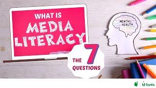 The 7 questions in Media Literacy by Dr. Samir Parikh #tipoftheday