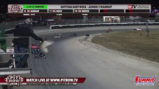 LIVE LOOK-IN: Daytona Kart Week - Daytona International Speedway Flat Track - December 28, 2022