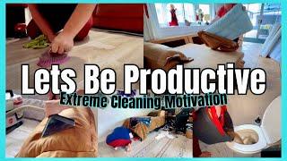 Let’s Be Productive! Extreme Whole House Deep Cleaning For The Holidays ~ clean with me motivation