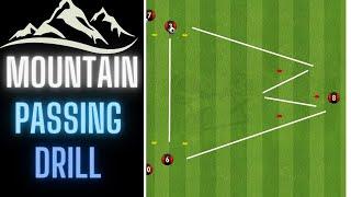 Mountain Passing Drill | Passing Accuracy | Football/Soccer