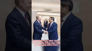 [FULL] Thủ tướng Phạm Minh Chính chia tay Tổng thống Nga Vladimir Putin sau Hội nghị BRICS 2024