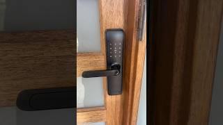 Before & After Digital Door lock Installation Perth