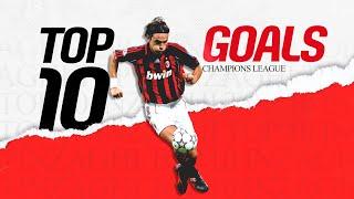 Pippo Inzaghi Top 10 Champions League Goals | Collection