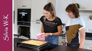 Blitzkuchen / Blechkuchen mit Sauerkirschen / leicht