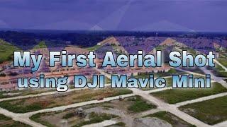 My First Aerial Shot using DJI Mavic Mini and edit using Adobe Premiere
