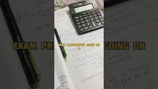 EXAM PREPARATION || STUDY WITH PALAK AGARWAL || #shorts #viral #ytshorts #icsi