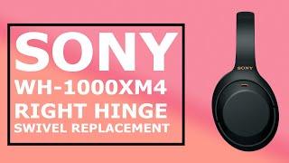 Sony WH-1000XM4 XM4 Headphones Broken Right Swivel Hinge Replacement | Repair Tutorial