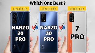 Realme Narzo 30 Pro vs Realme Narzo 20 Pro vs Realme 7 Pro