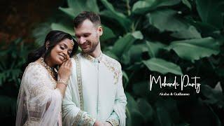 Aksha ️ Guillaume | Mehendi Highlights | White Dream | 2023