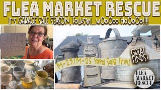 COME WITH DEBBIE AND I ON A HUGE HAUL AS WE SHOP THE YARD SALE TRAIL IN SEARCH OF GARAGE SALE FINDS!