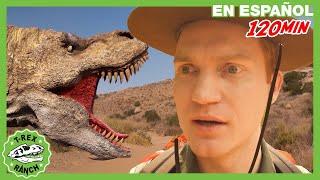 El Gran Invento de Asher: Un Control para Dinosaurios |  T-Rex Rancho | Moonbug Kids