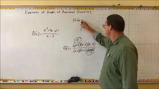 Graphs of Rational Functions - Holes - Mr. Ryan