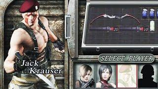 Resident Evil 4 (PS4 1080p 60fps) - The Mercenaries - Jack Krauser (All Stages)