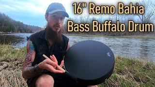 16" Remo Buffalo Drum Review: Bahia Black Earth Edition