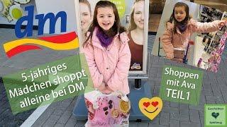 AVA SHOPPT BEI DM - WAS KAUFT EINE 5-JÄHRIGE ALLEINE IM DM?  AVA KAUFT EIN Teil 1