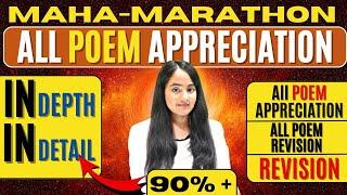 MAHA REVISION OF ALL POEMS|Appreciation| Class 12|Last Battle |by @shafaque_naaz|#hscboard2023