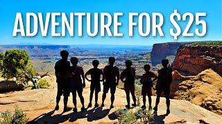 INSANELY CHEAP FAMILY TRAVEL ADVENTURE | DEAD HORSE STATE PARK, UTAH