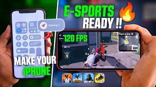 Make Your iPhone E-Sports Ready  -iPhone Lag Problem fix Pubg/bgmi -best iphone setting for Gaming