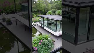 Glass pavilion #home #glass #garden #youtubeshorts #explore #viralvideo