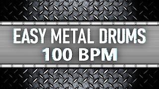 Easy Metal Drum Track 100 BPM [HD]