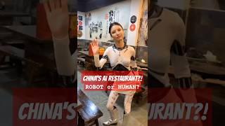 CHINA's shocking AI Restaurant,  Really?!