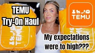 TEMU TRY ON HAUL | TEMU MISSED THE MARK? | MY EXPECTATIONS WERE TO HIGH | HOTMESS MOMMA VLOGS