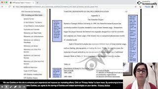 How to Create an Appendix Using APA Formatting