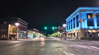 Franklin, Pennsylvania Drive at Night